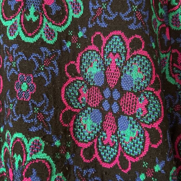 Vintage Faux Cardigan Floral Sweater from Cricket Lane - Size L - Picture 4 of 9
